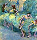 Ballet Dancers in the Wings by Edgar Degas